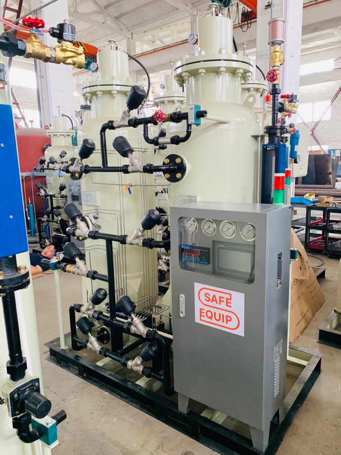 Safe Equip PSA equipment during factory assembly